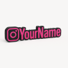 Custom Instagram Name Sign – Personalised Plaque & Plate