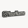Custom Instagram Name Sign – Personalised Plaque & Plate