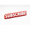 Subscribe 3D Sign