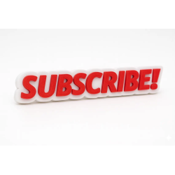 Subscribe 3D Sign