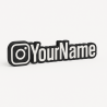 Custom Instagram Name Sign – Personalised Plaque & Plate