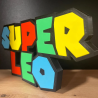 Custom Super Mario Style 3D Name Sign
