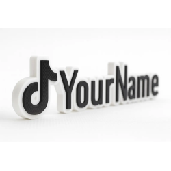Custom TikTok 3D Name Sign