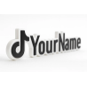 Custom TikTok 3D Name Sign