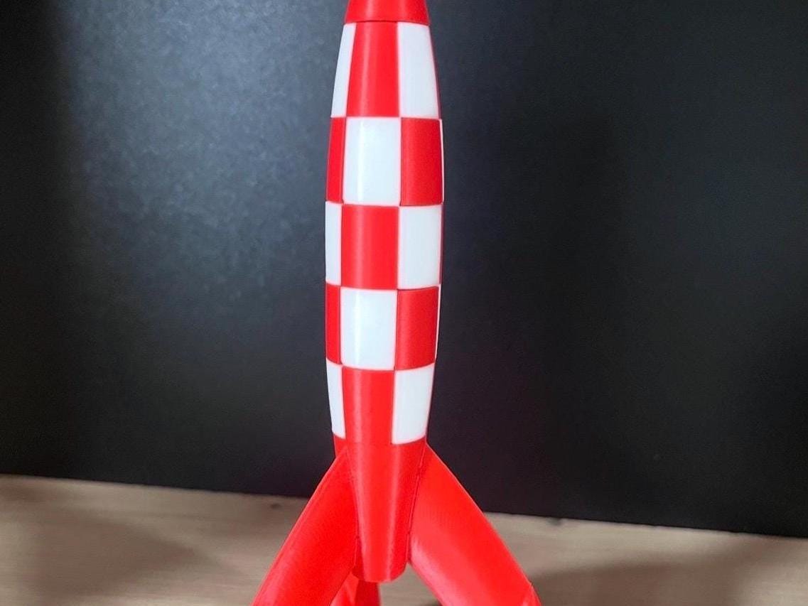 Tintin Moon Rocket