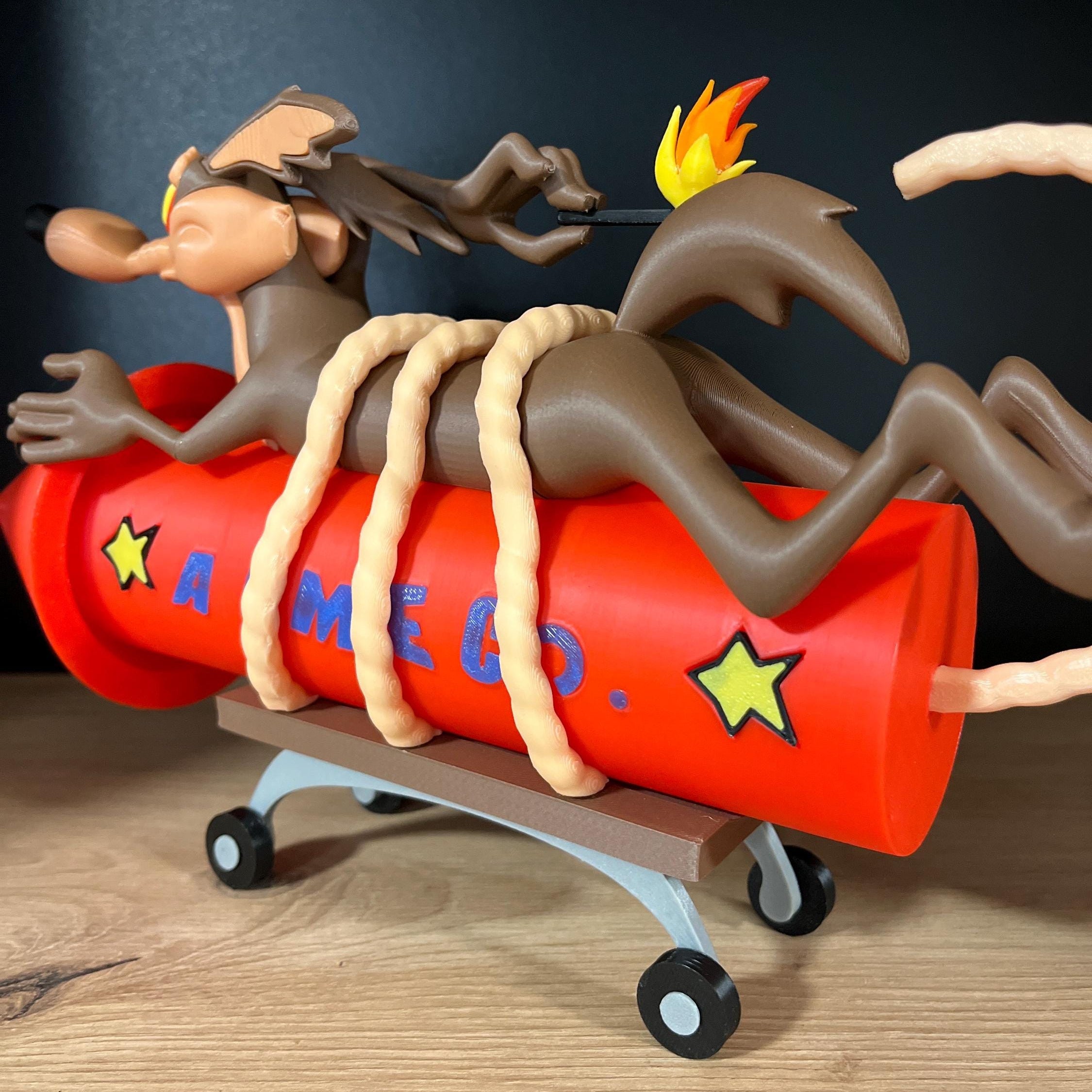 Wile E. Coyote with Rocket