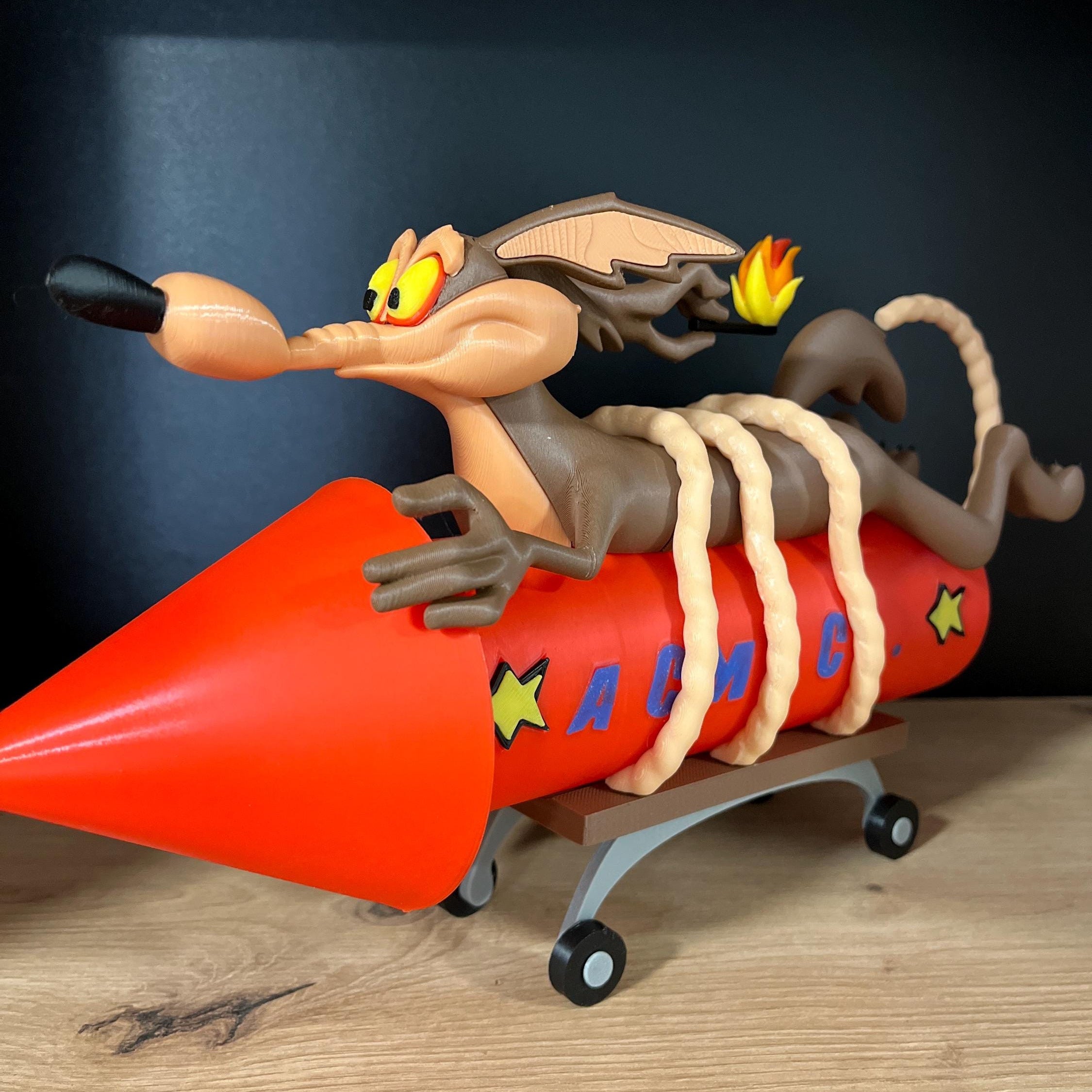Wile E. Coyote with Rocket