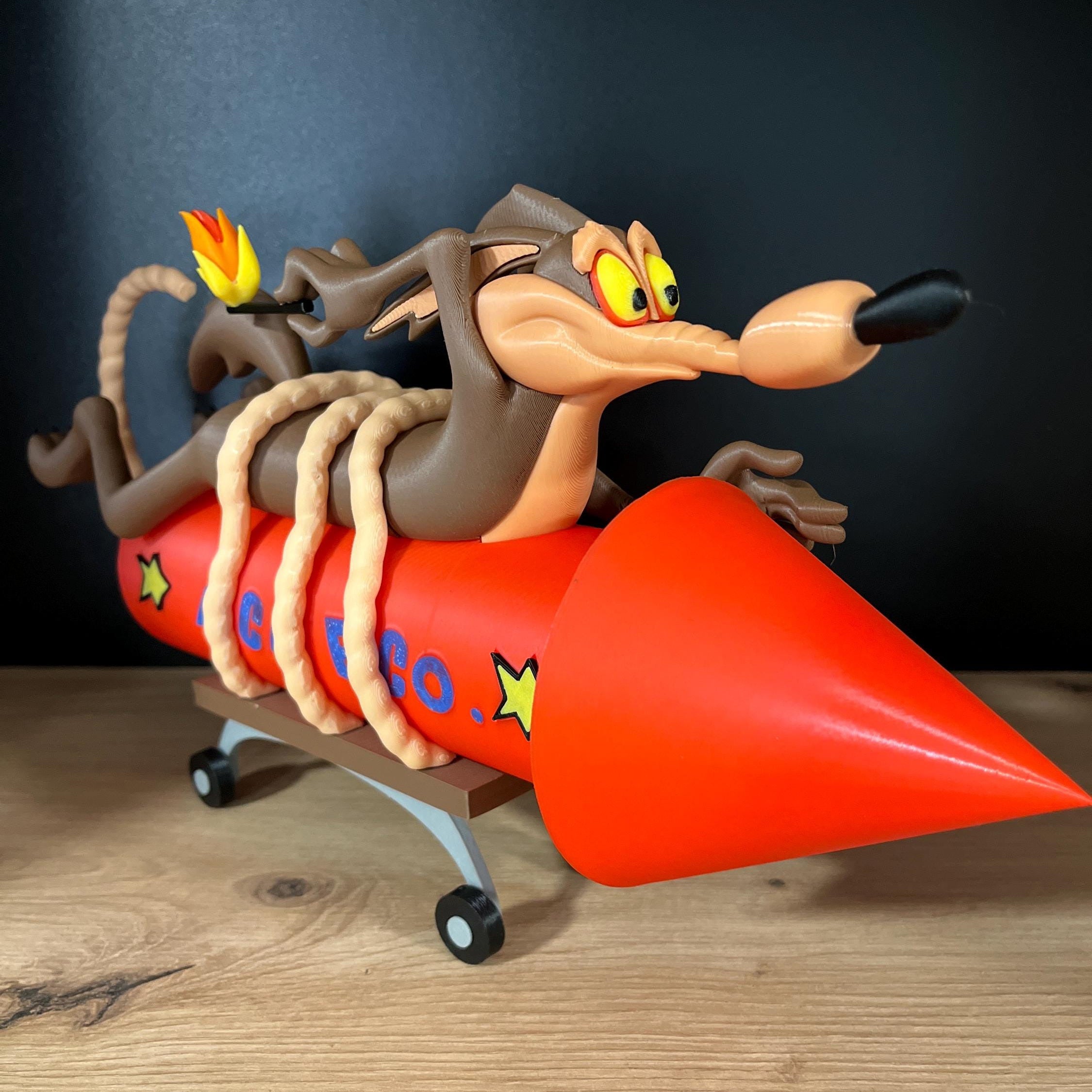 Wile E. Coyote with Rocket