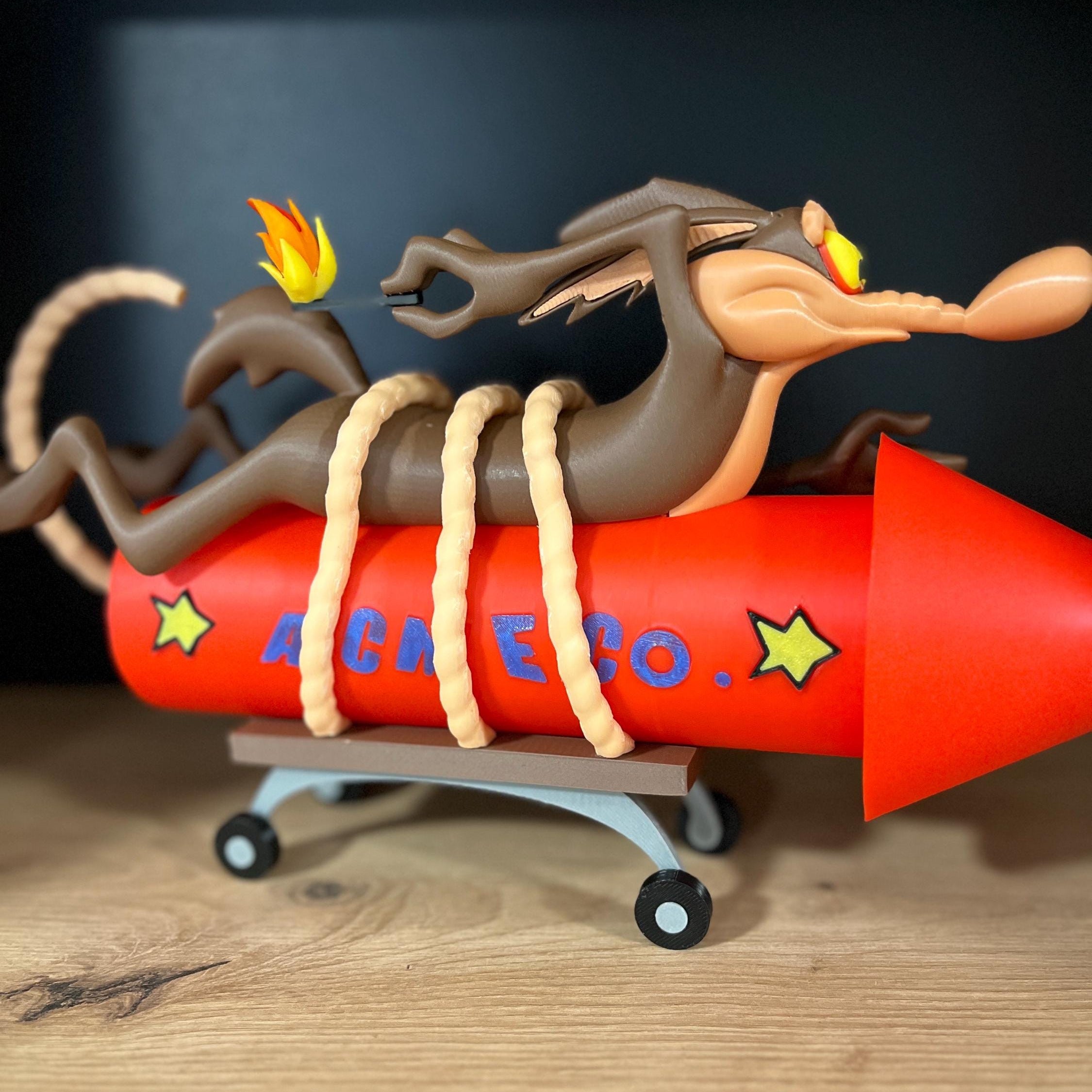 Wile E. Coyote with Rocket